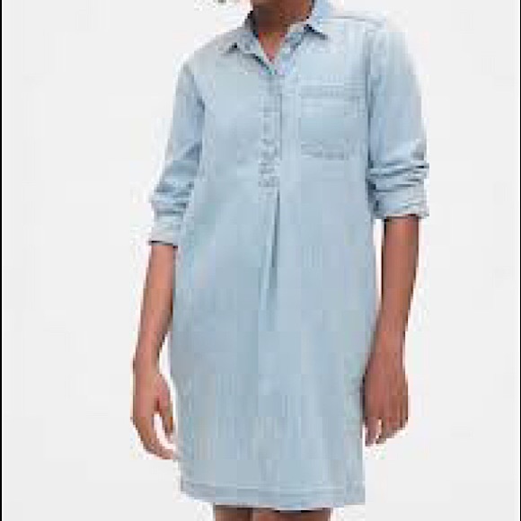 GAP Dresses & Skirts - GAP denim popover dress